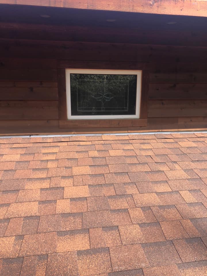 roof repair - moss damage